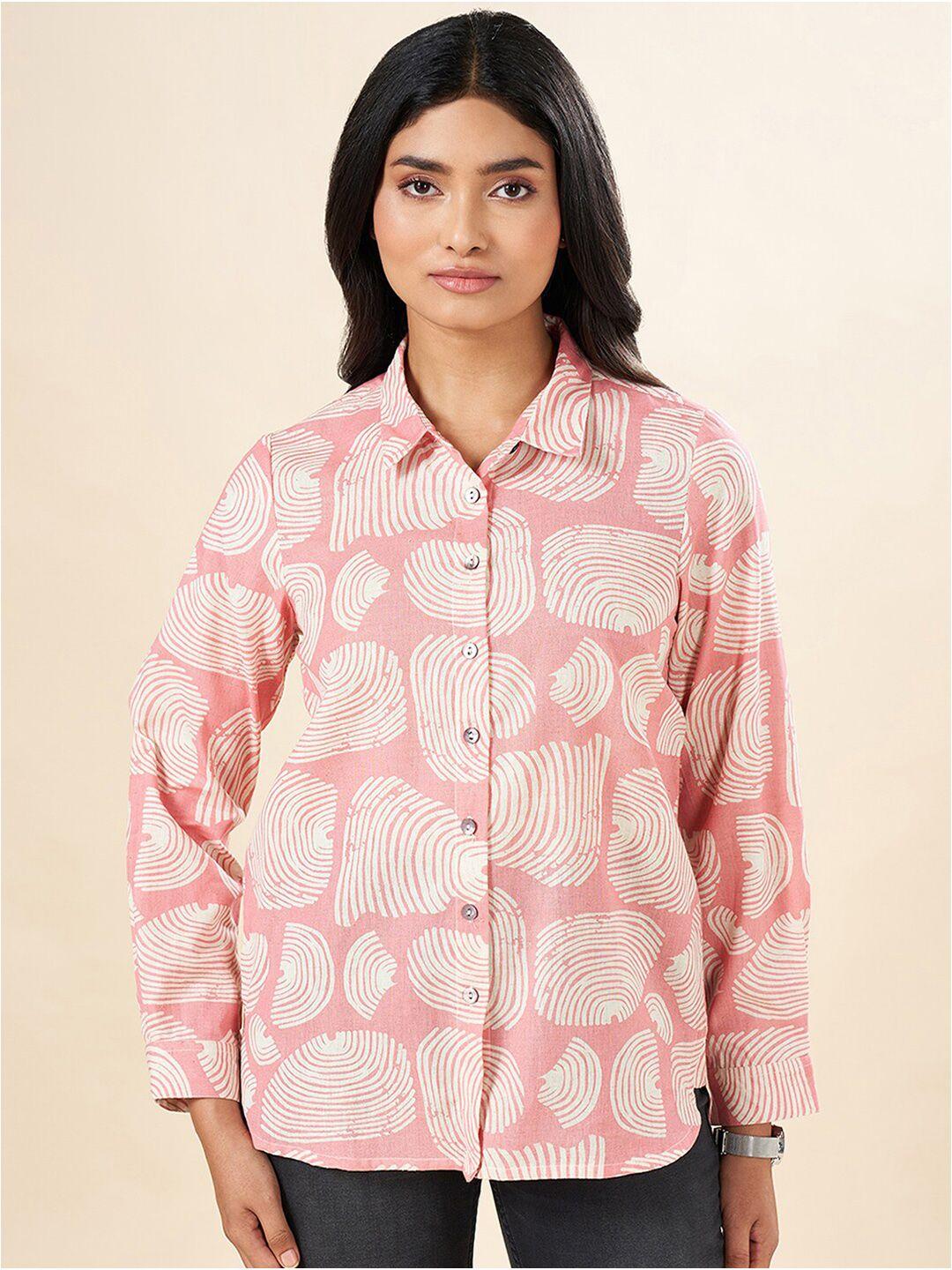 akkriti by pantaloons printed cotton casual shirt
