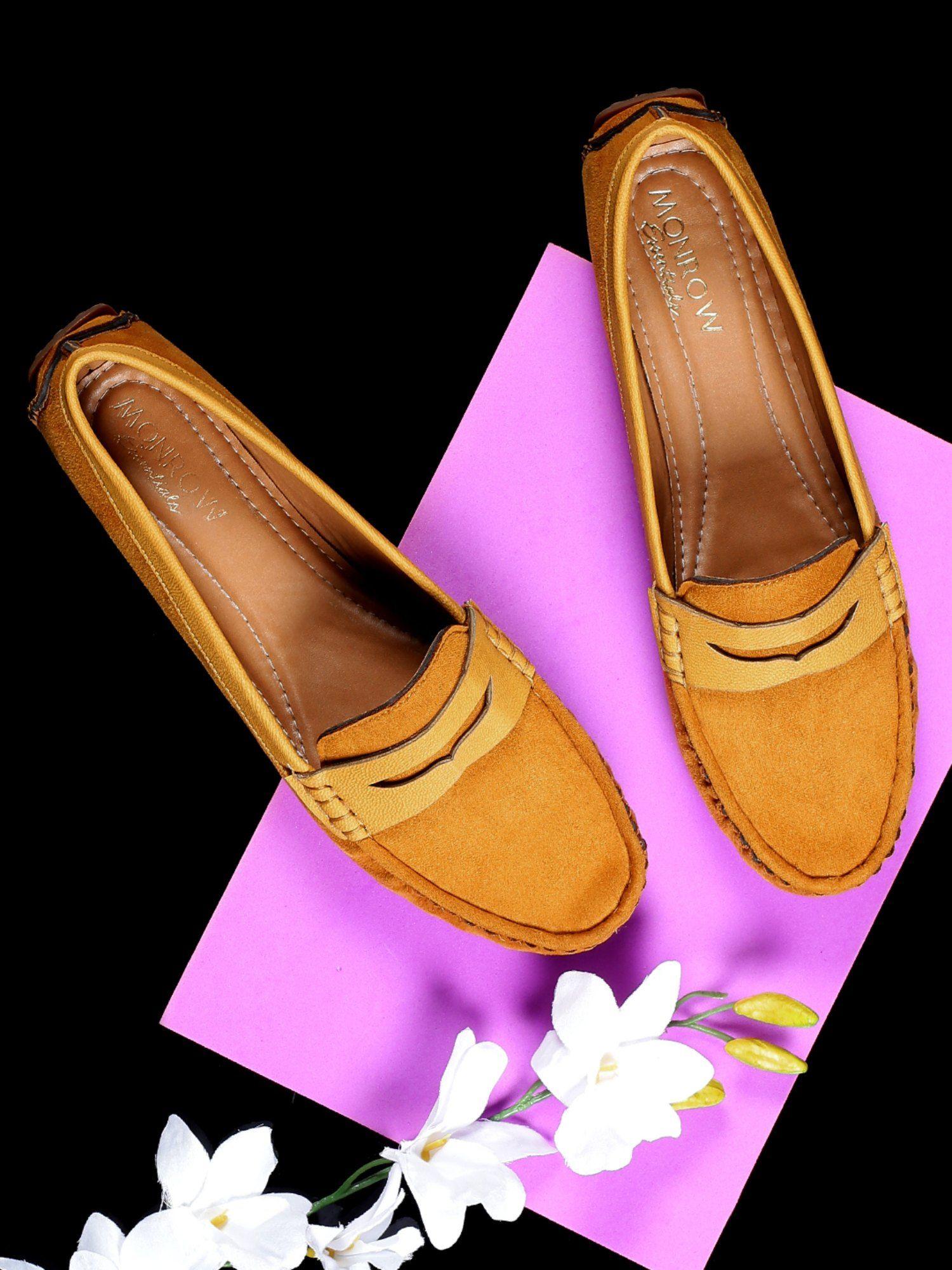 ako yellow loafers