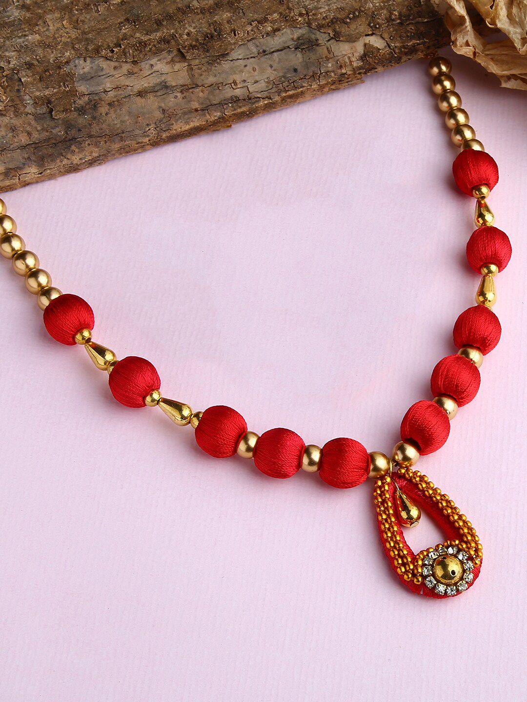 akshara girls gold-plated necklace