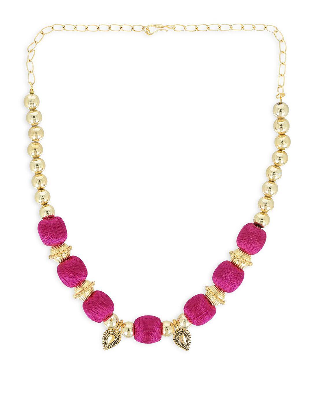 akshara girls gold-plated necklace