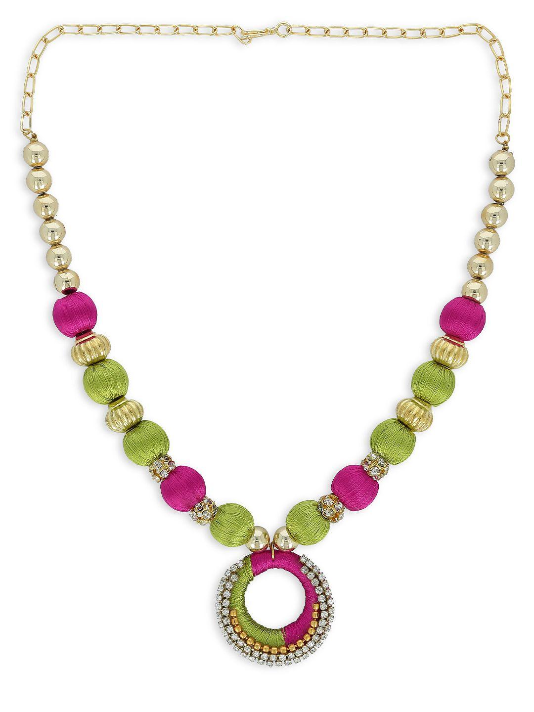 akshara girls gold-plated necklace