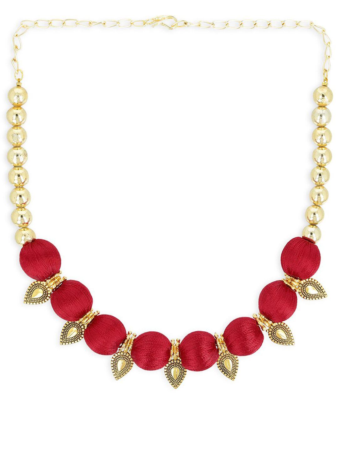 akshara girls gold-plated necklace