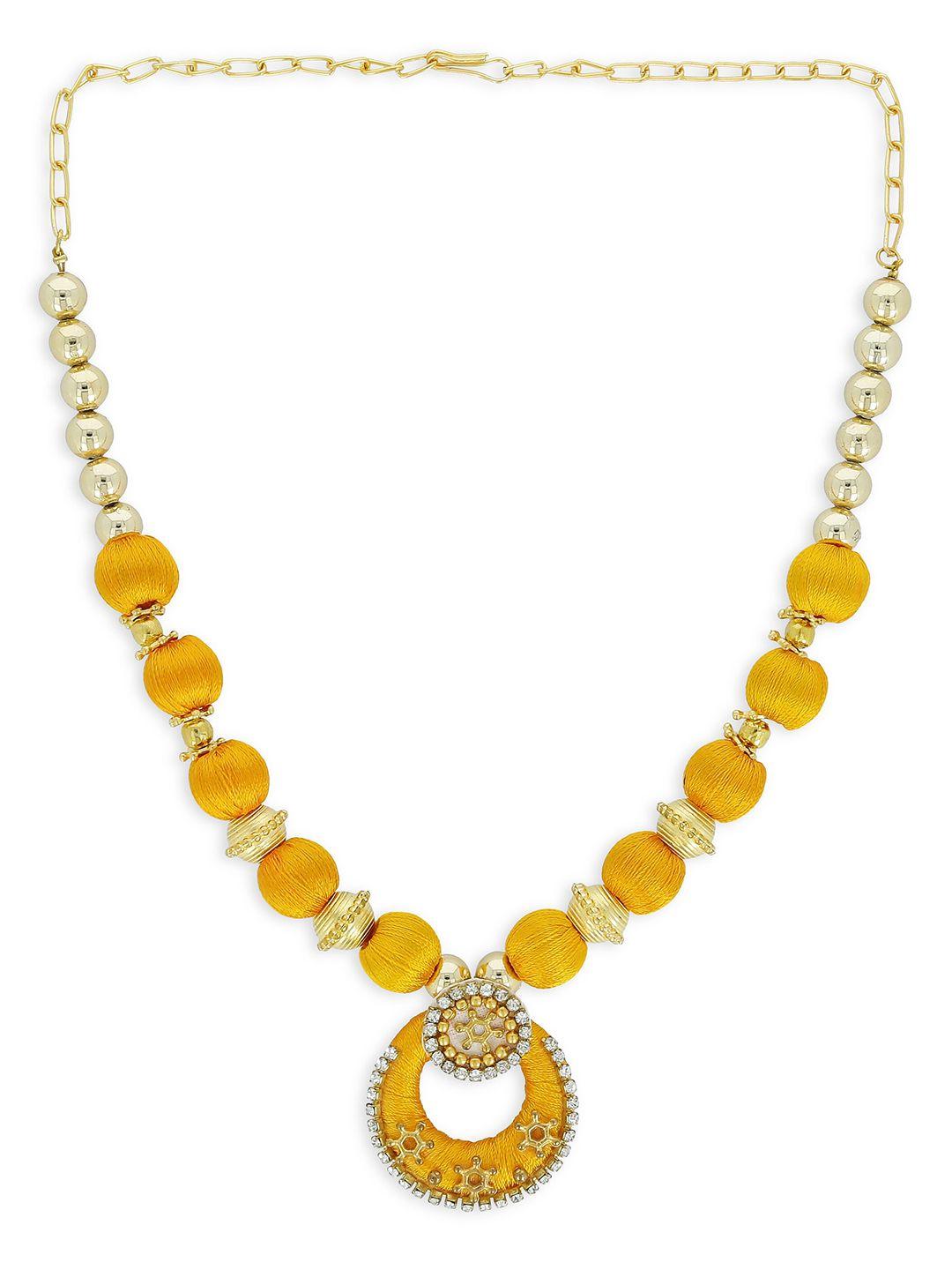 akshara girls gold-plated necklace