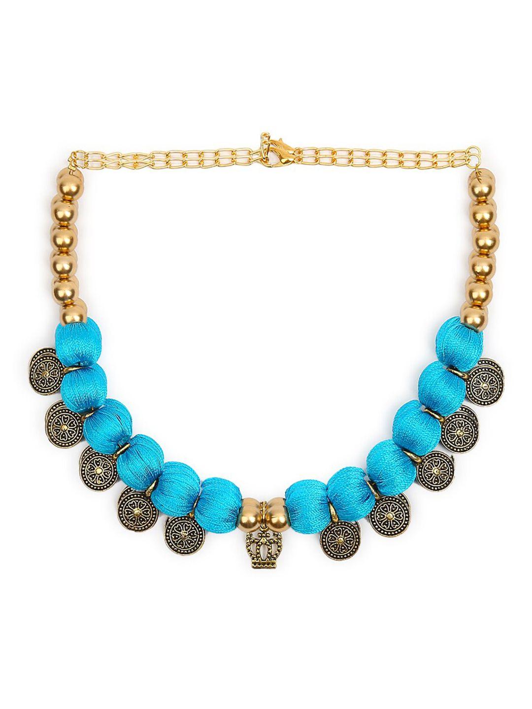 akshara gold-plated choker necklace