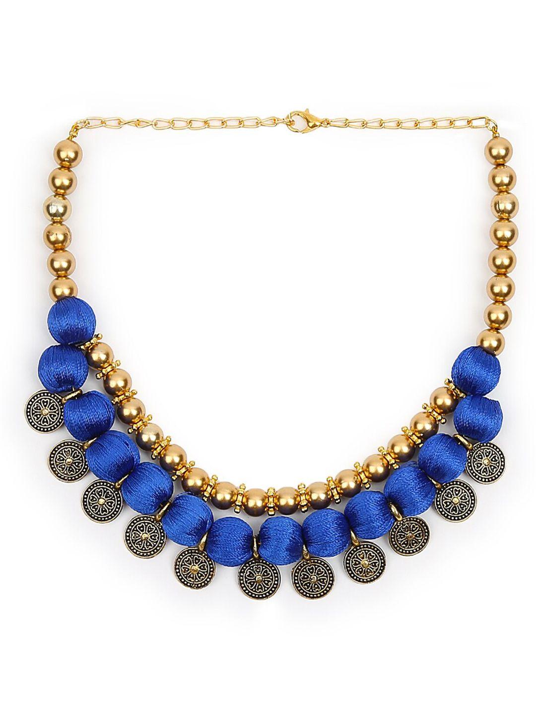 akshara gold-plated choker necklace