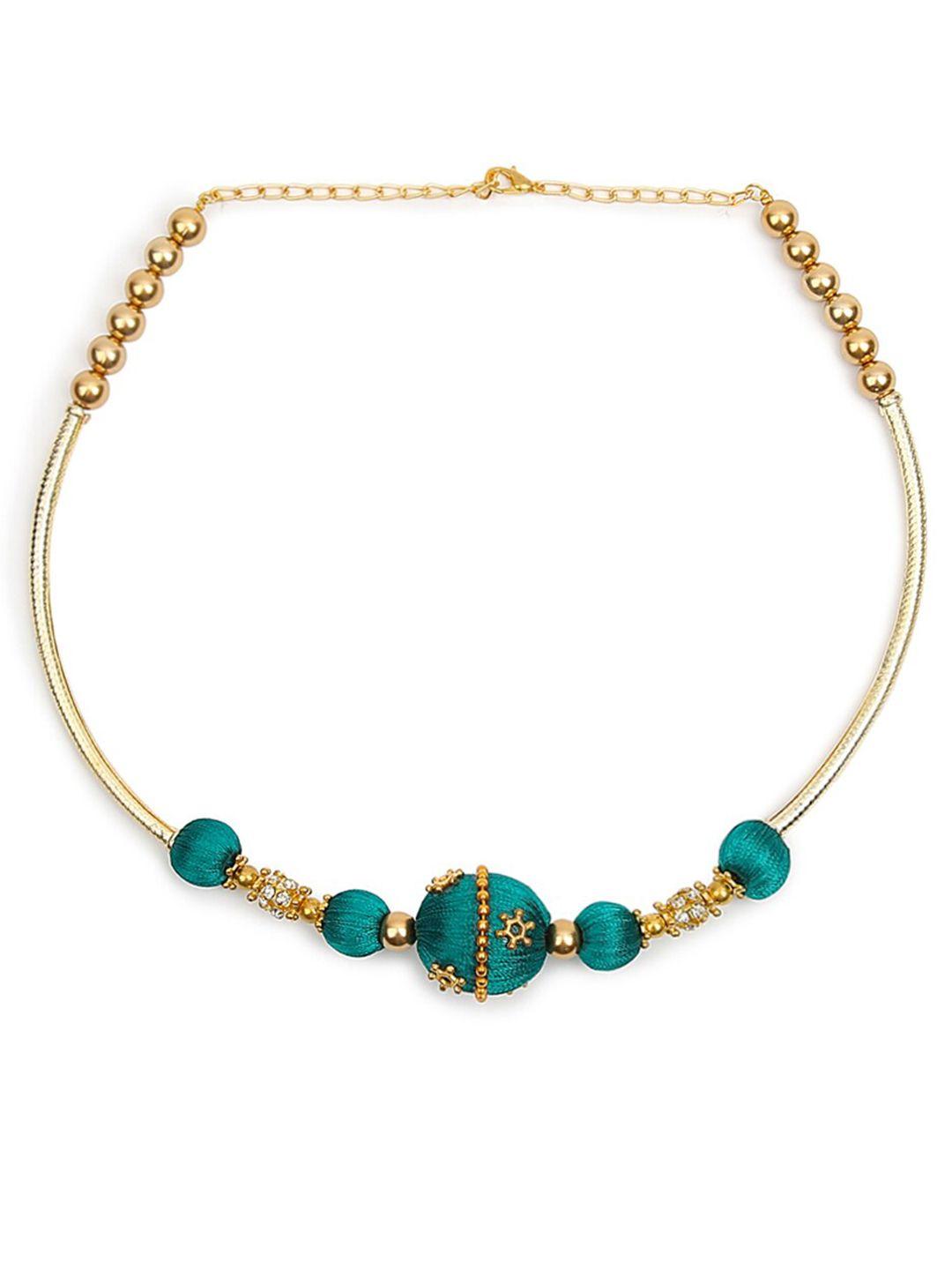 akshara gold-plated choker necklace