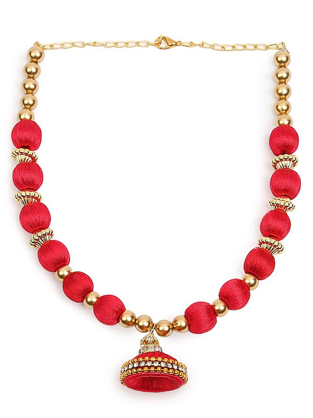 akshara gold-plated choker necklace