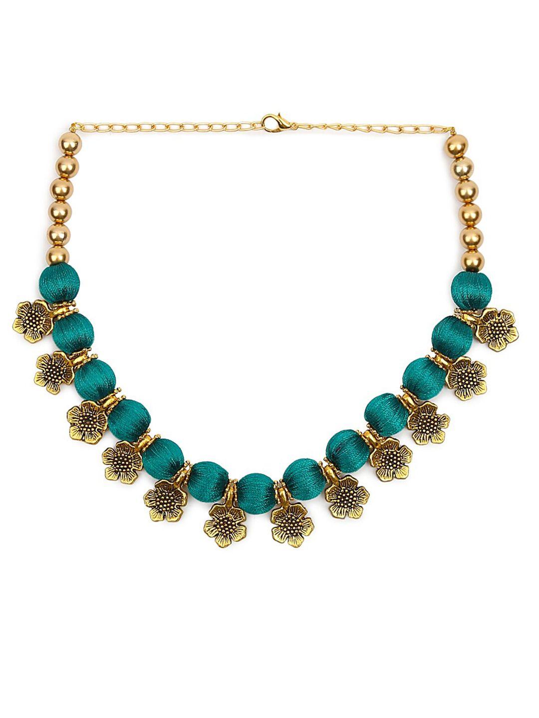 akshara gold-plated choker necklace