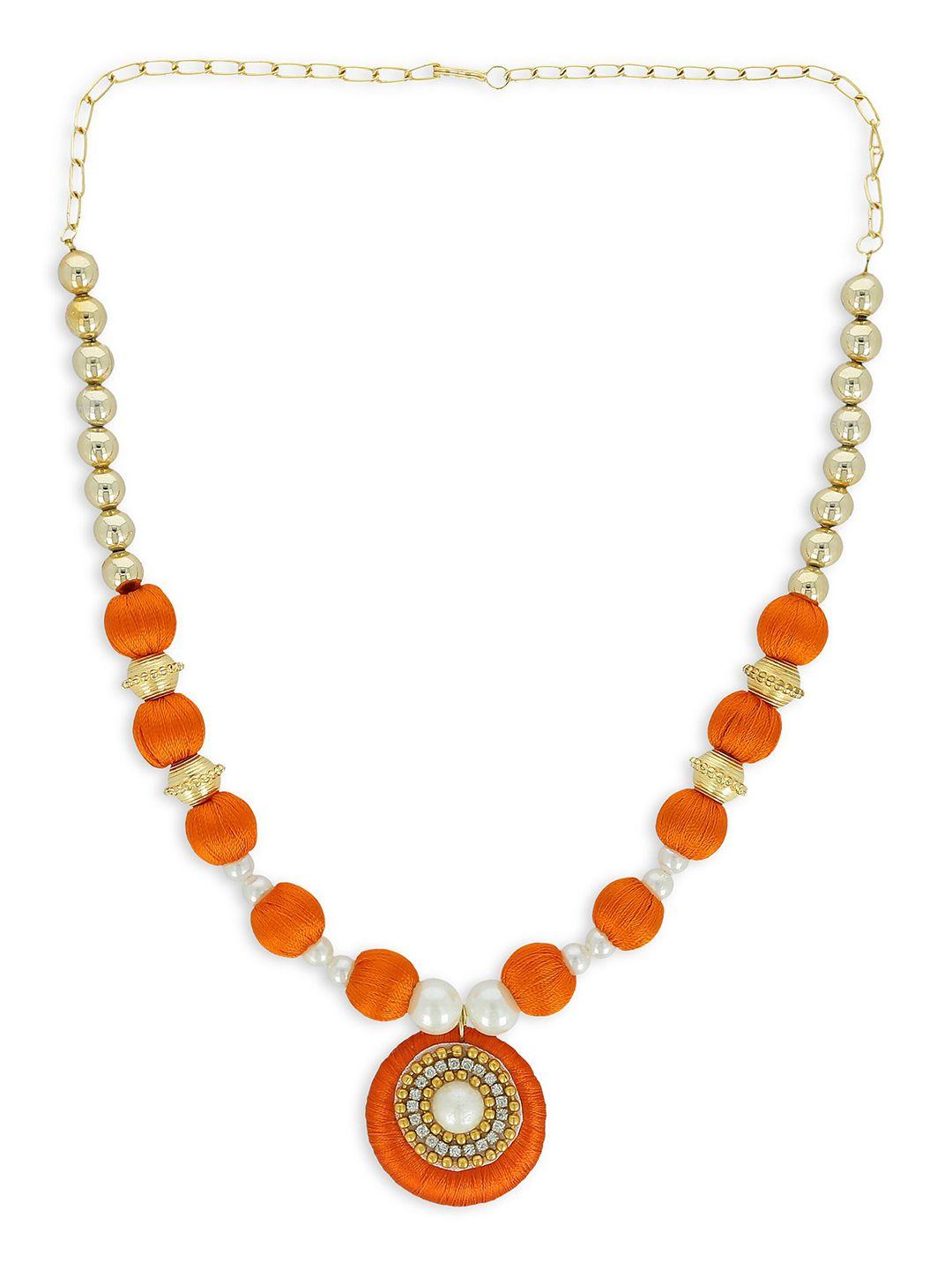 akshara gold-plated necklace