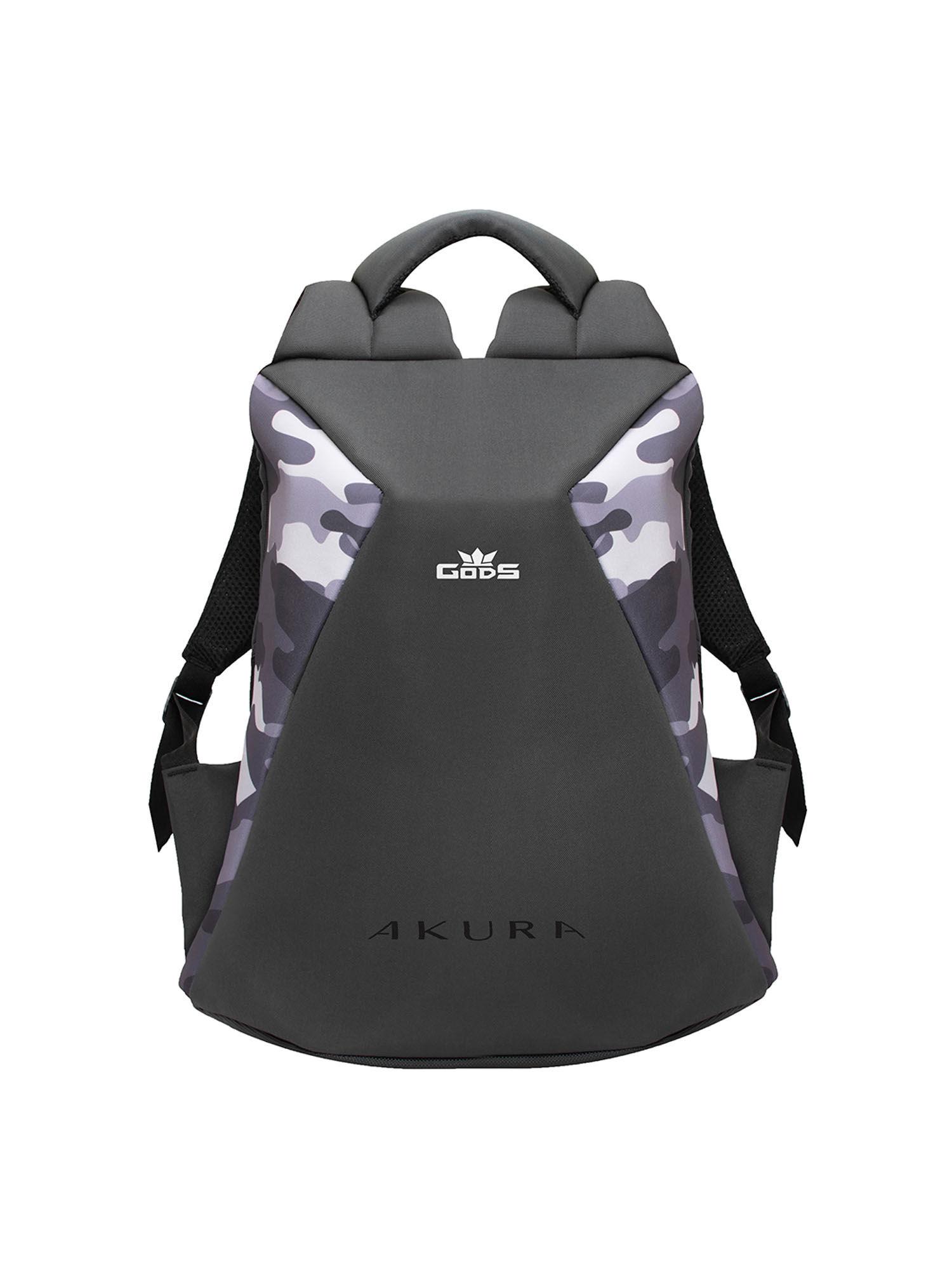 akura anti-theft laptop backpack camo