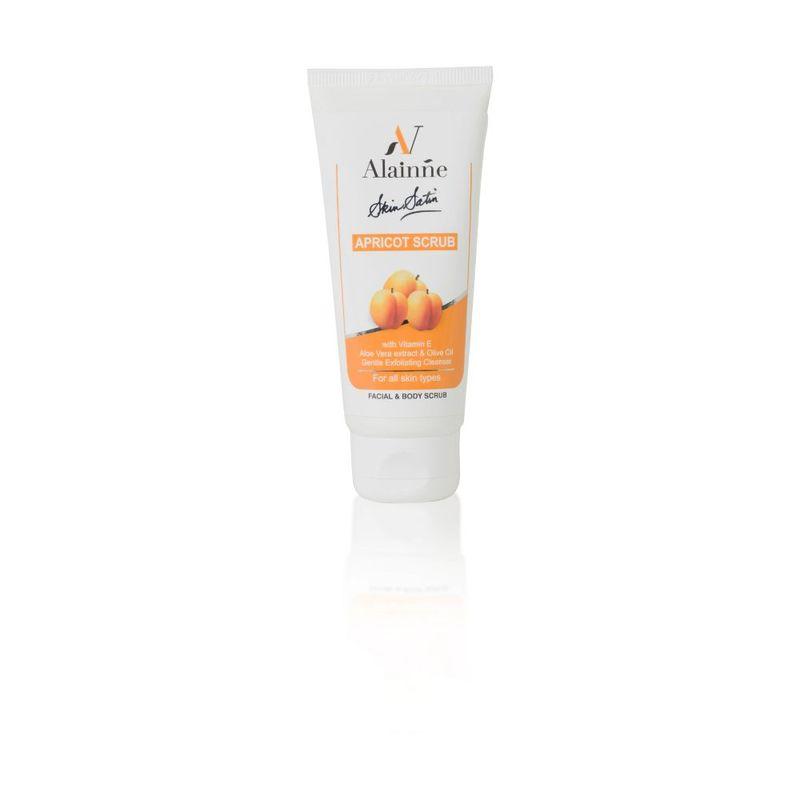 alainne skin satin apricot scrub