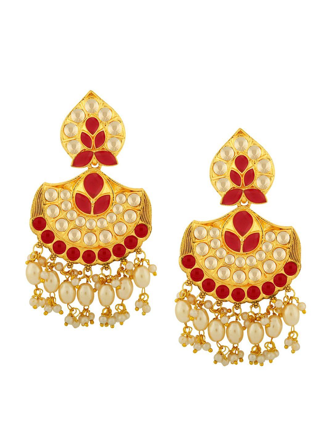 alamod gold-plated chandbalis earrings