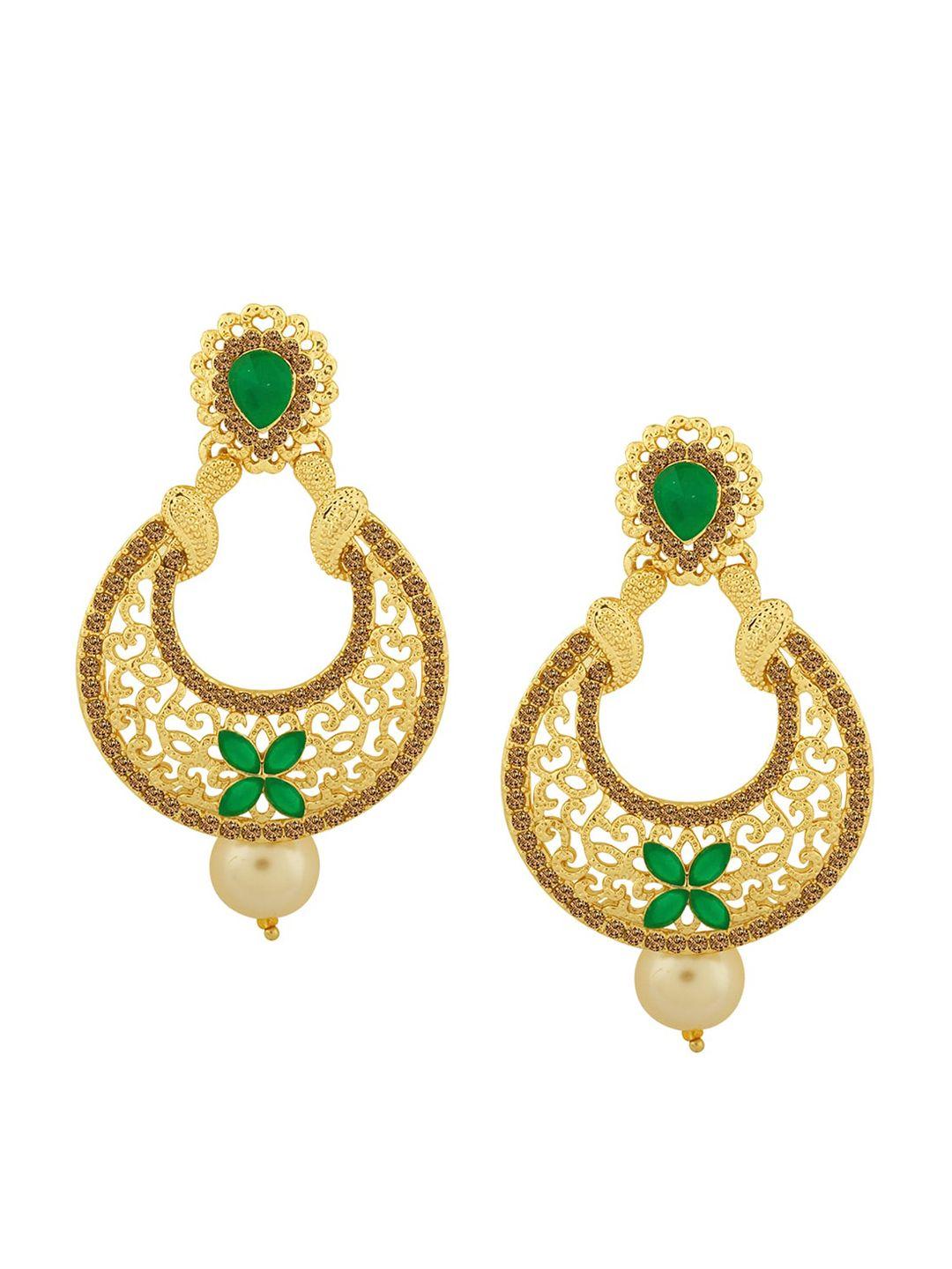 alamod gold-plated classic chandbalis earrings