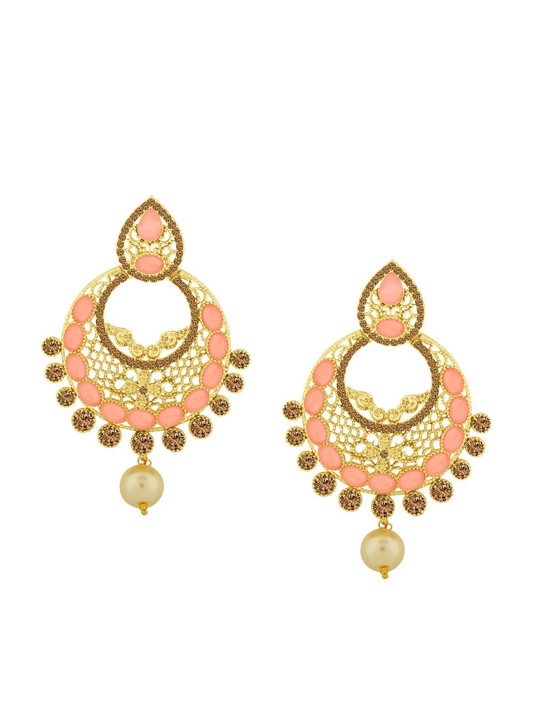 alamod gold-plated classic chandbalis earrings