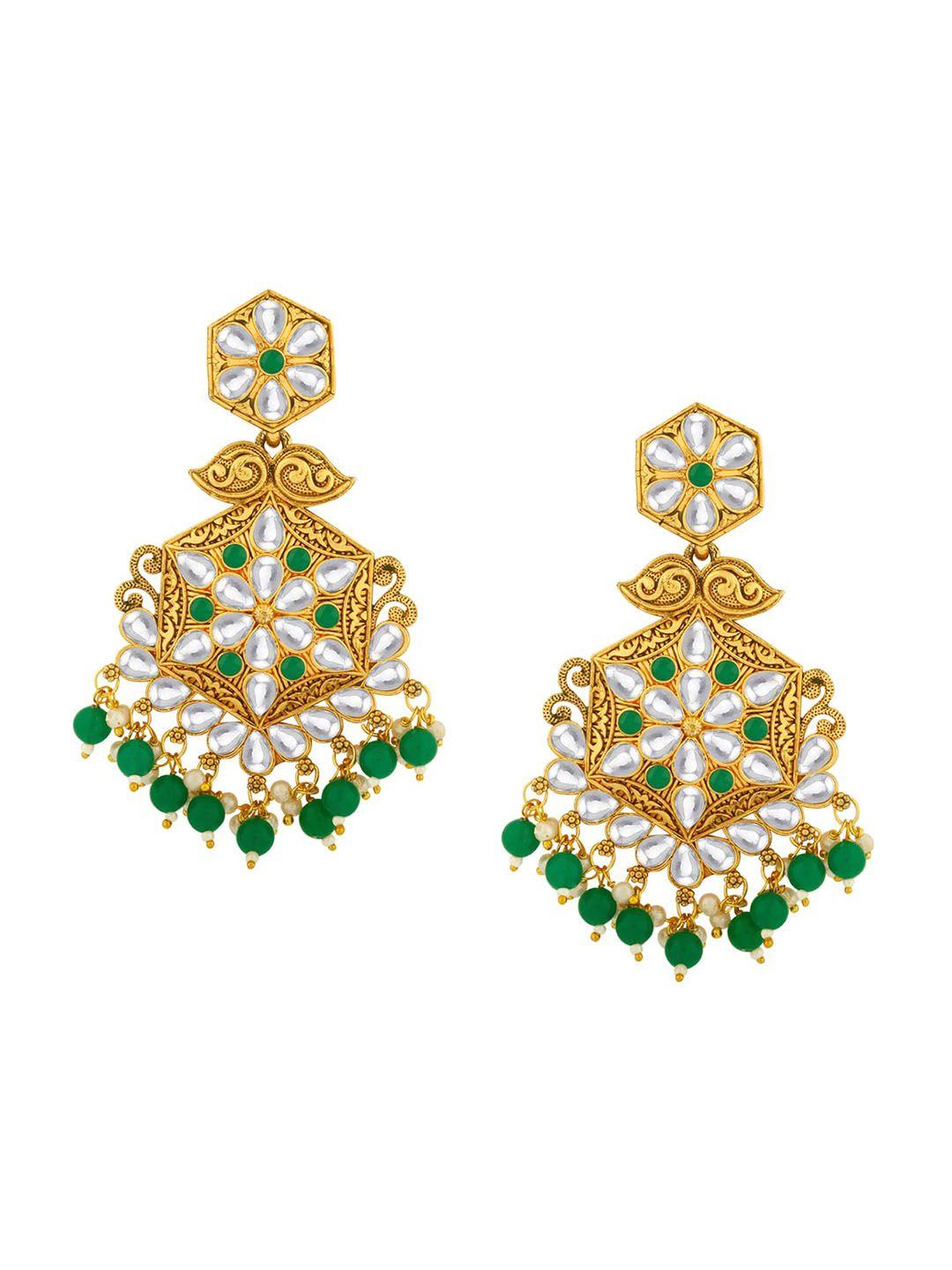 alamod gold-plated classic drop earrings