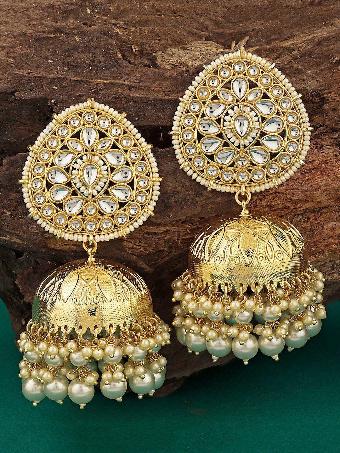 alamod gold-plated classic jhumkas