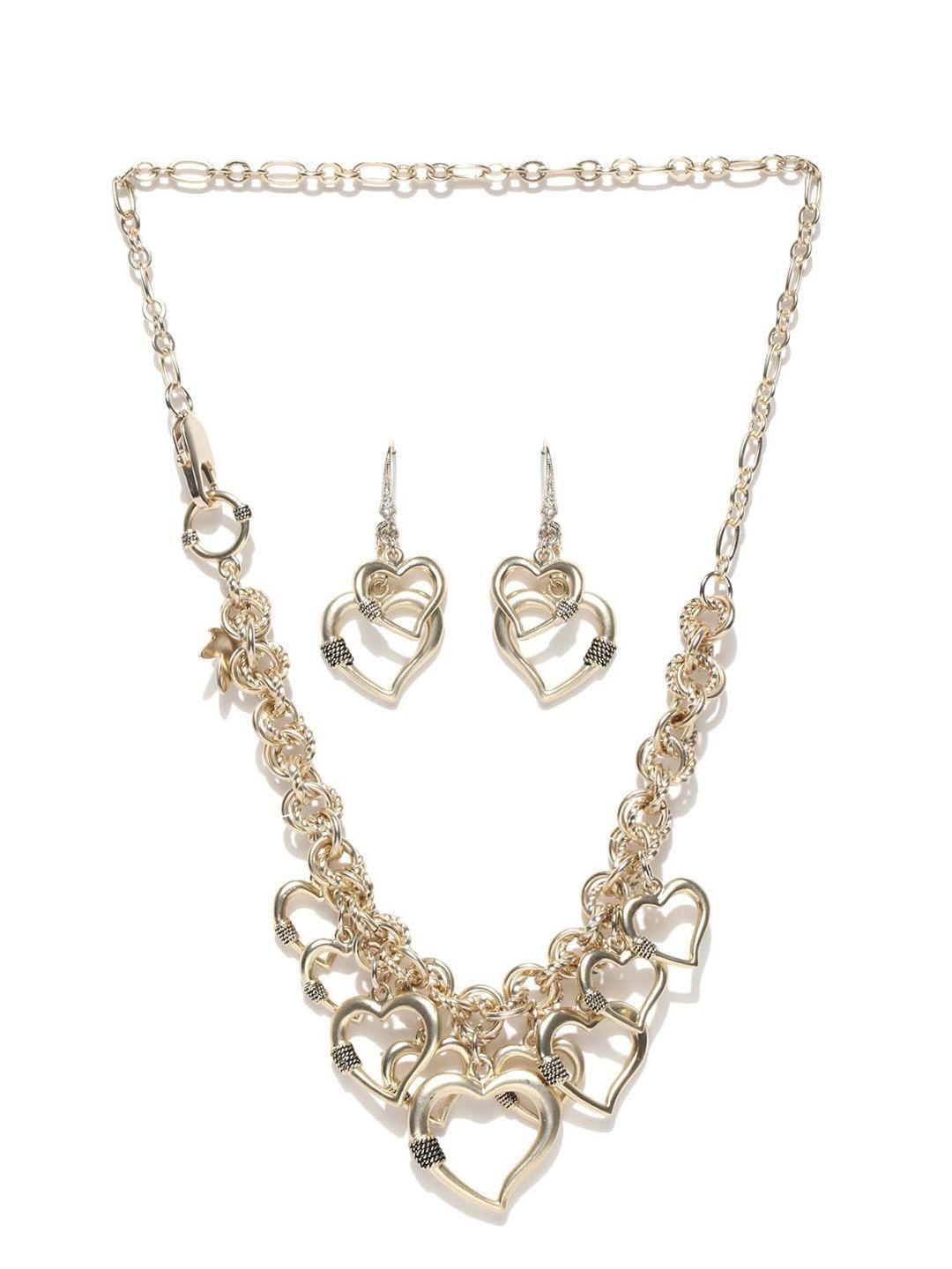 alamod silver-plated necklace and earrings