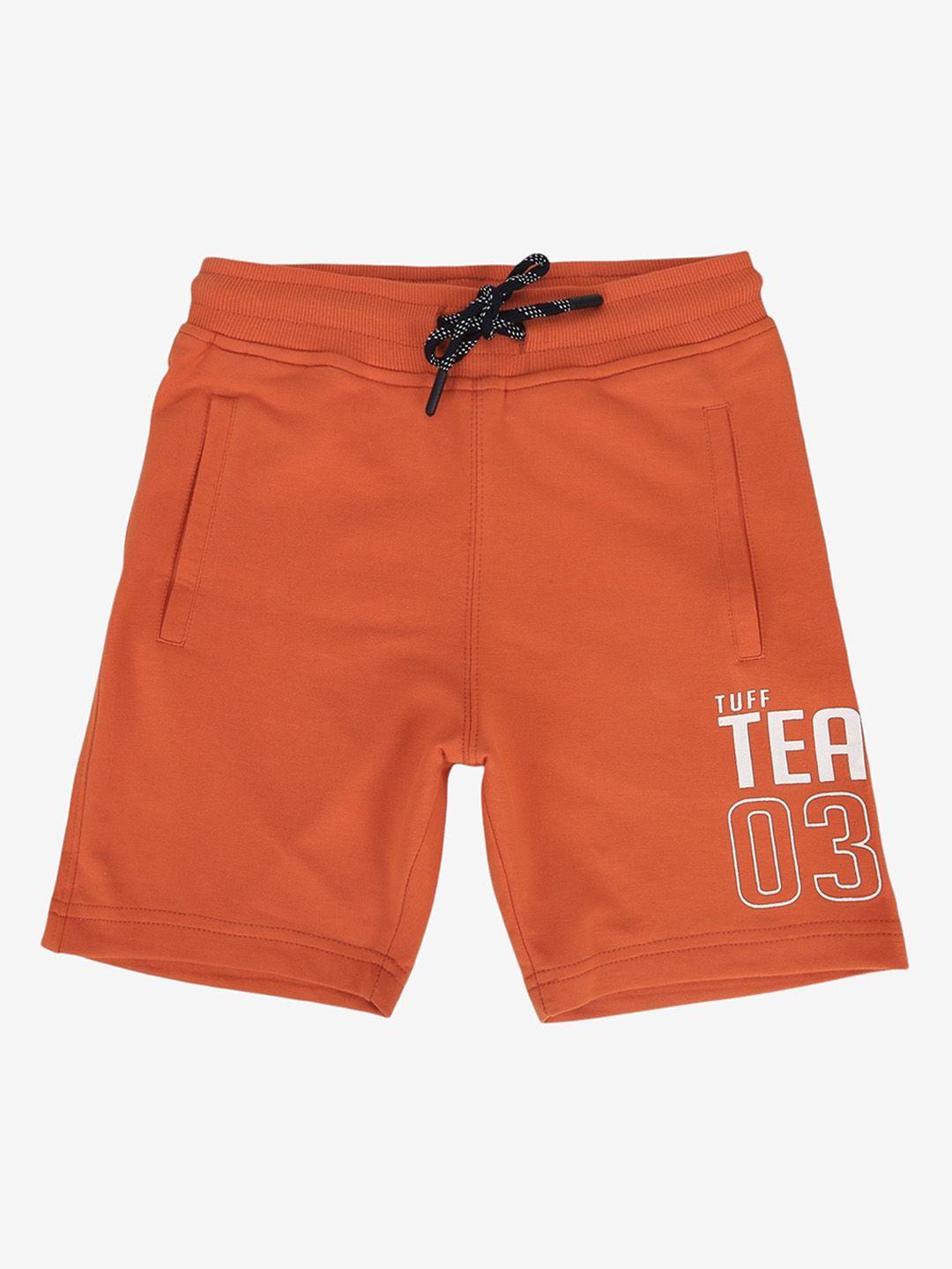 alan jones boys orange outdoor shorts