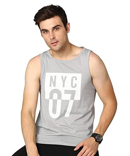 alan jones clothing men's cotton sleeveless regular fit t-shirt (medium_grey)