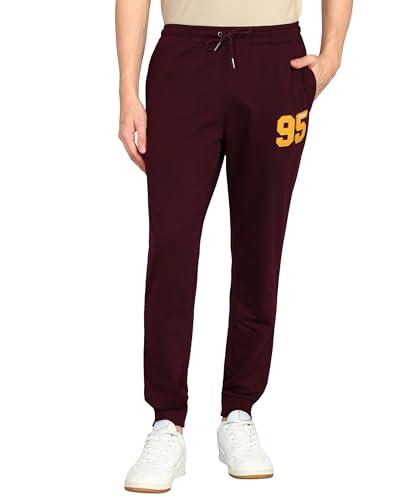 alan jones clothing men's slim fit track pants(jog18-d95-wine-xxl_wine_xx-large)