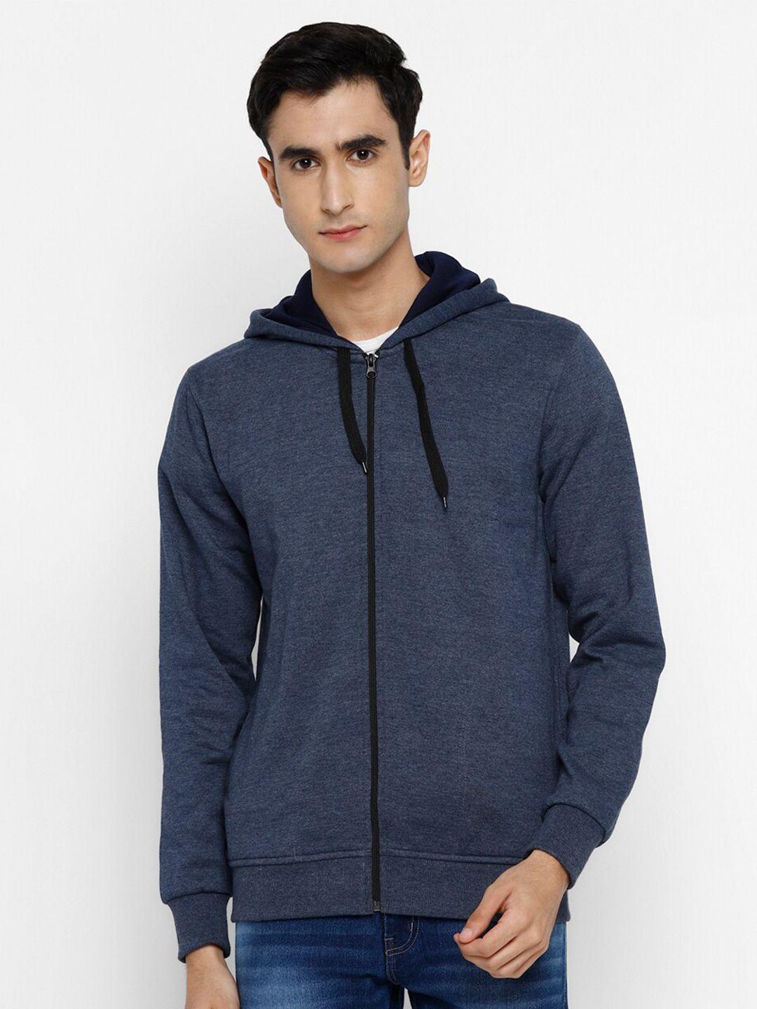 alan jones men grey hooded sweatshirt