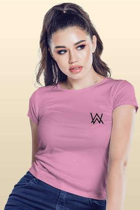 alan walker core walkers join round neck womens t-shirt - baby pink