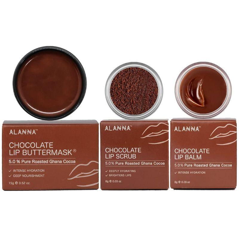 alanna all chocolate lip care combo