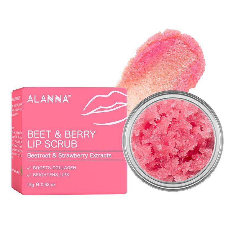 alanna beet & berry lip scrub