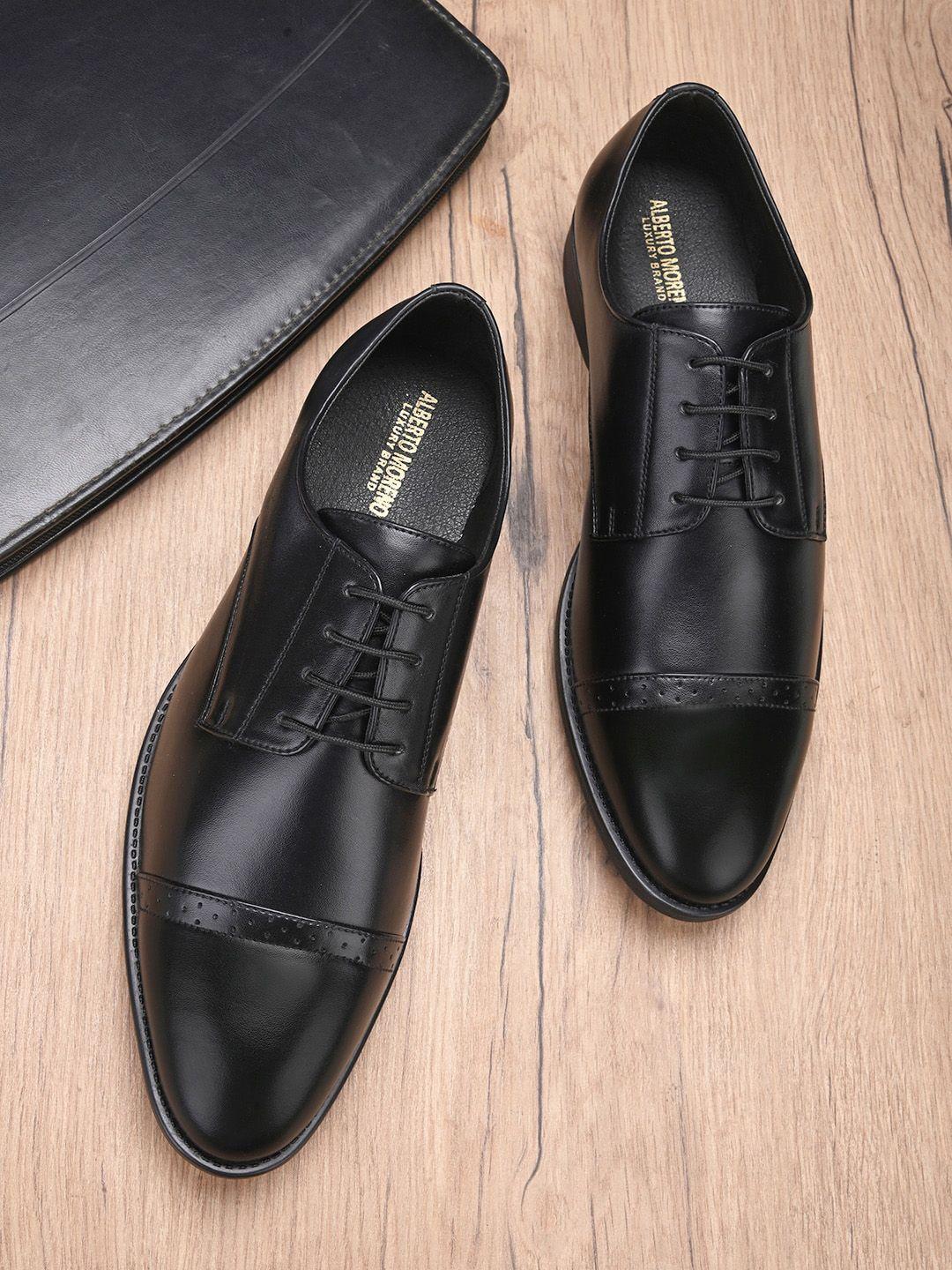 alberto moreno men lace-ups formal derbys with perforated detail