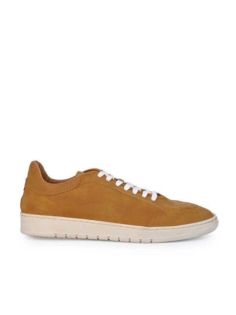 alberto torresi 
 men's tan casual sneakers