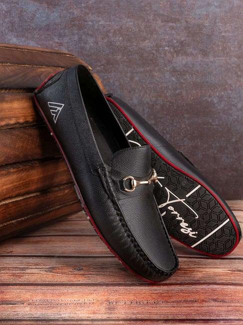 alberto torresi   men's black casual loafers
