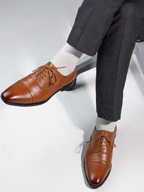 alberto torresi   men's tan oxford shoes