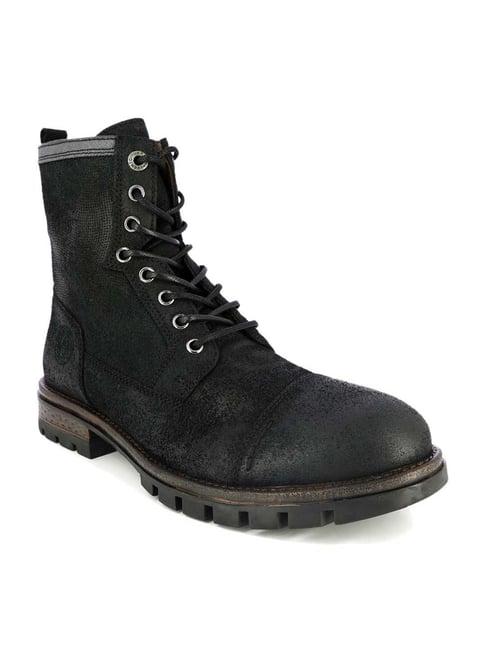 alberto torresi men's black casual boots