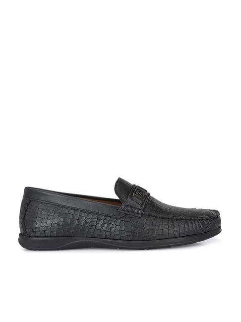 alberto torresi men's black casual loafers