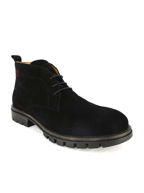 alberto torresi men's black chukka boots