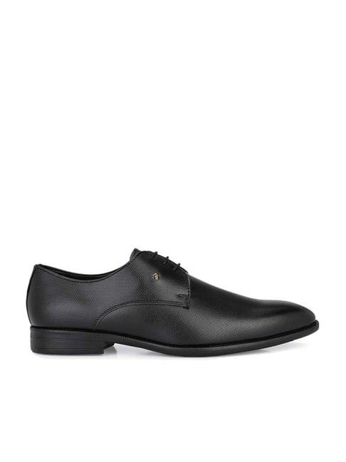 alberto torresi men's black derby shoes