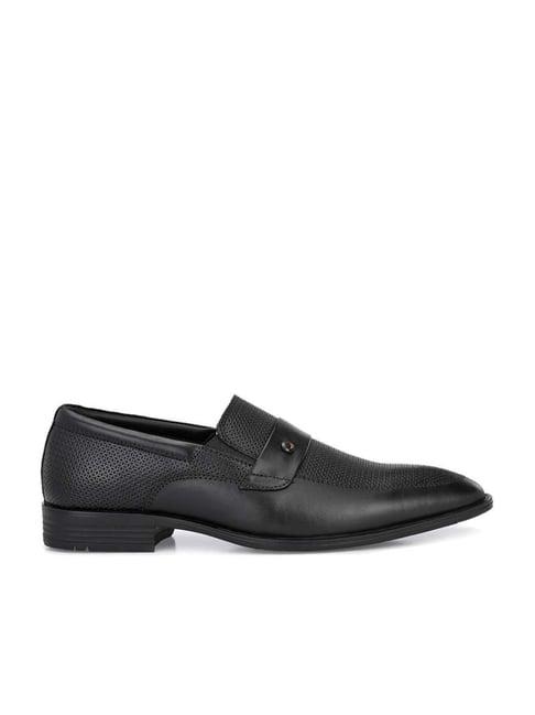 alberto torresi men's black formal loafers