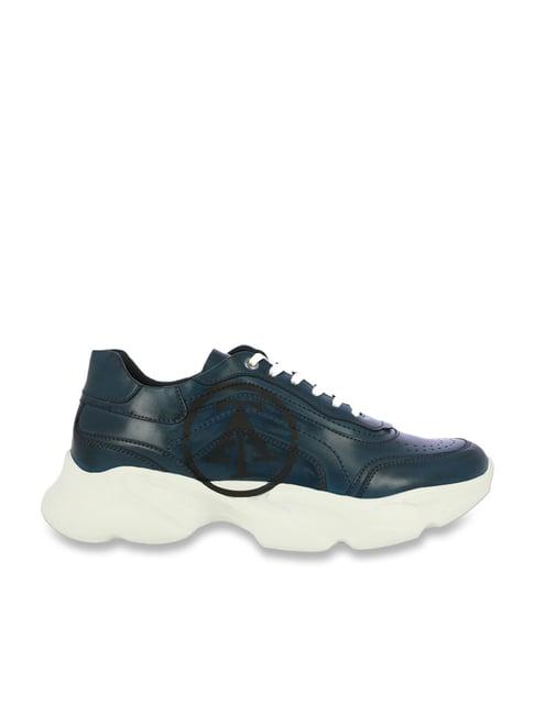 alberto torresi men's blue running shoes