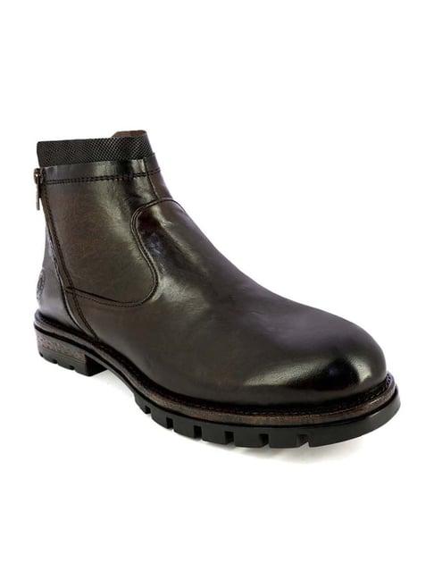 alberto torresi men's brown casual boots