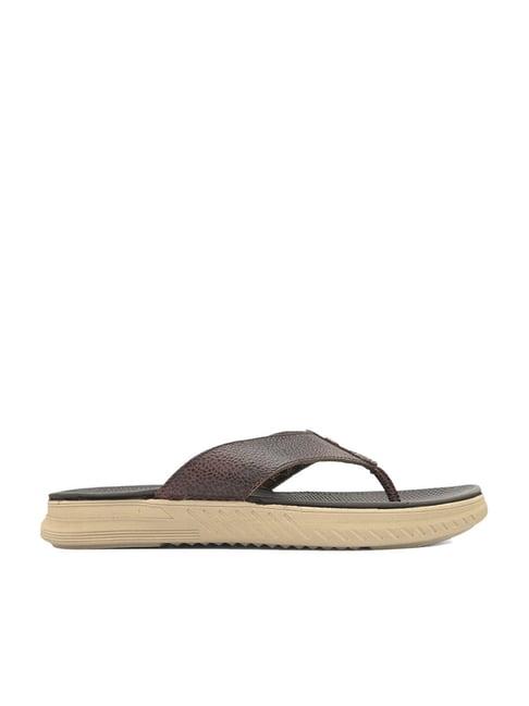 alberto torresi men's brown thong sandals