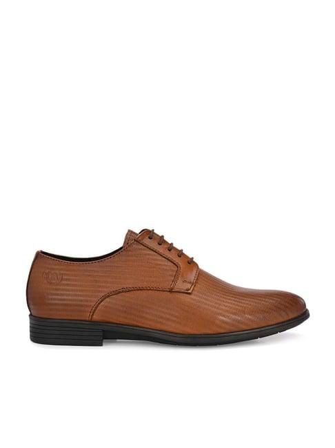 alberto torresi men's tan derby shoes