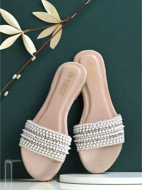 alberto torresi women's beige casual sandals