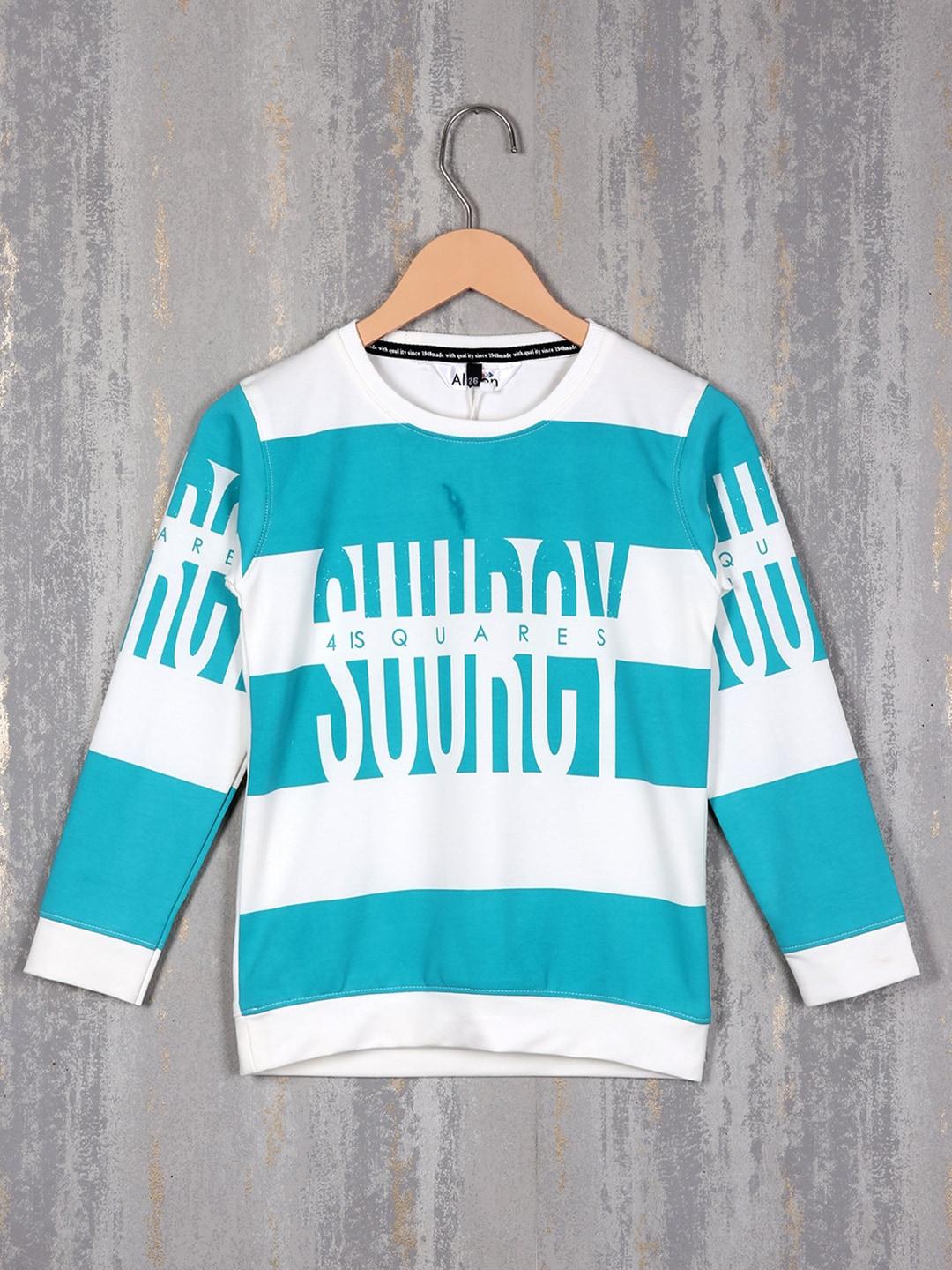 albion boys typography printed pure cotton sweatshirt