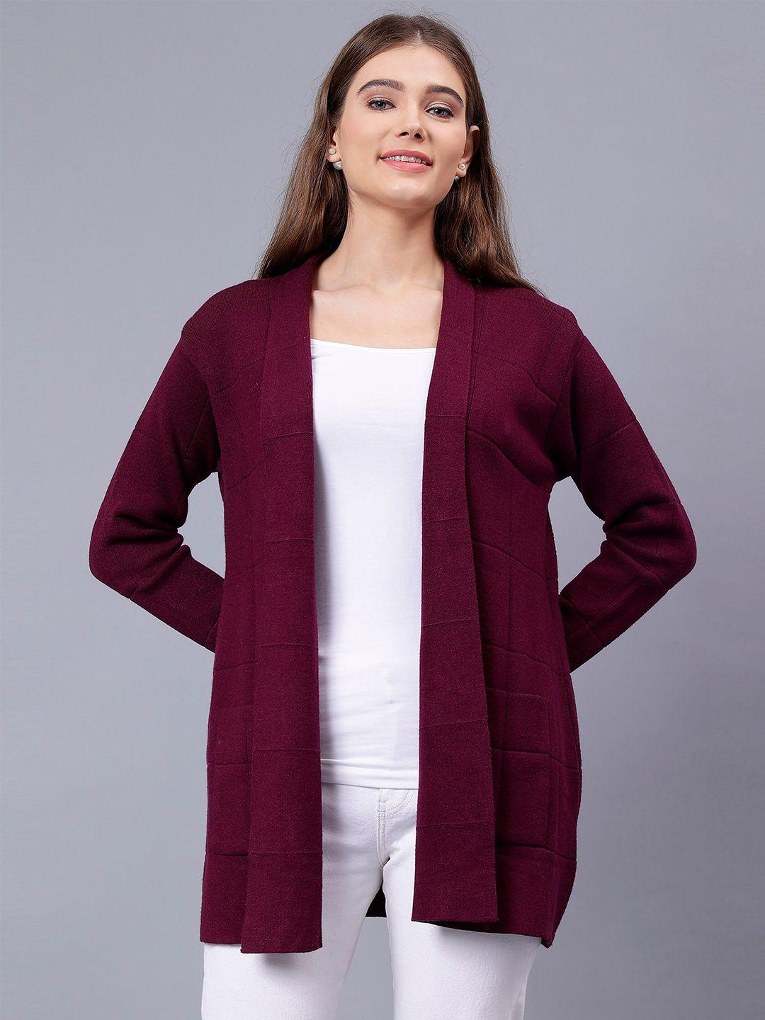 albion cotton shawl collar longline front-open sweaters