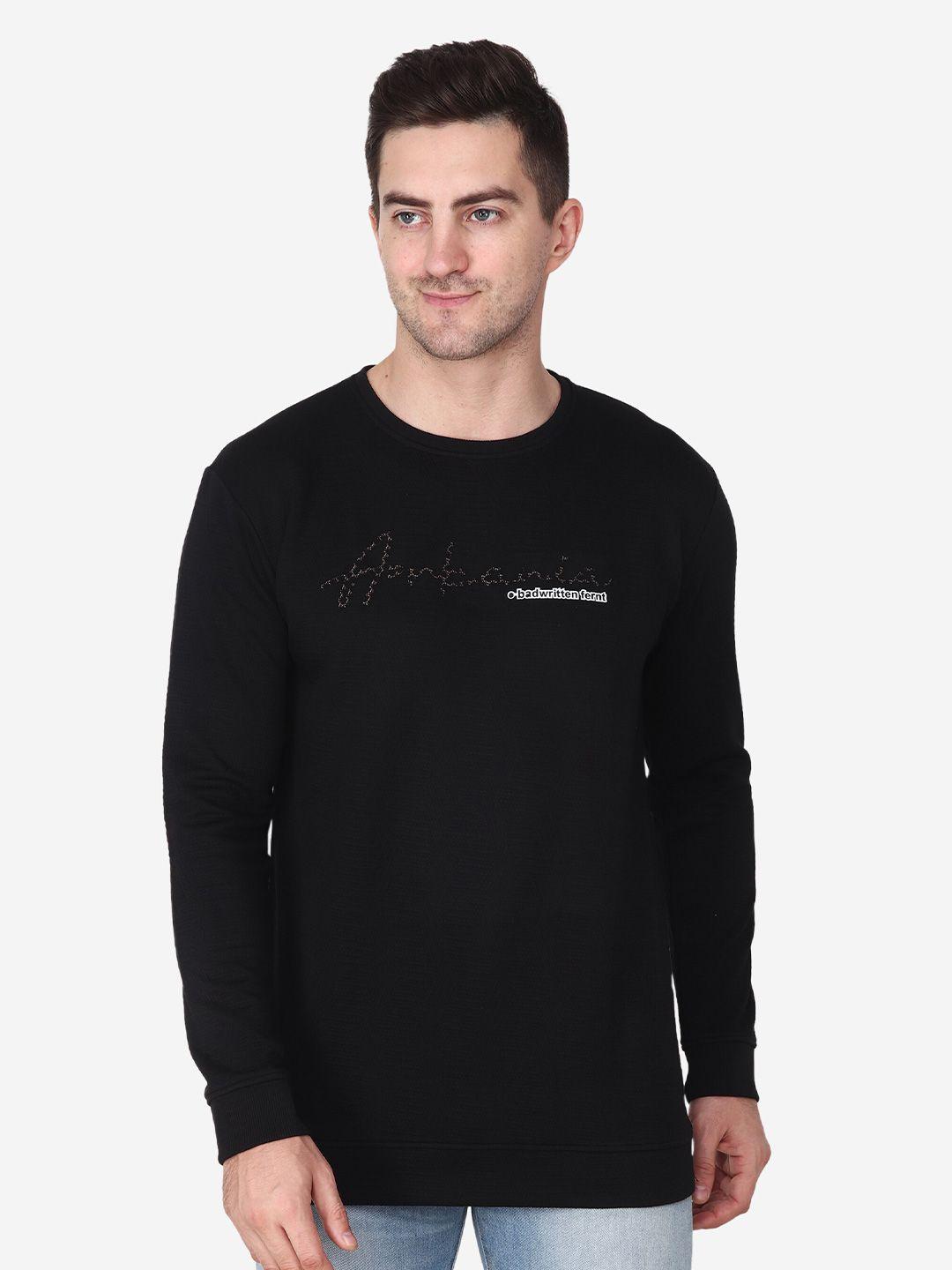 albion typography pure cotton pullover sweatshirt