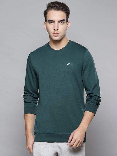 alcis green regular fit sweatshirt