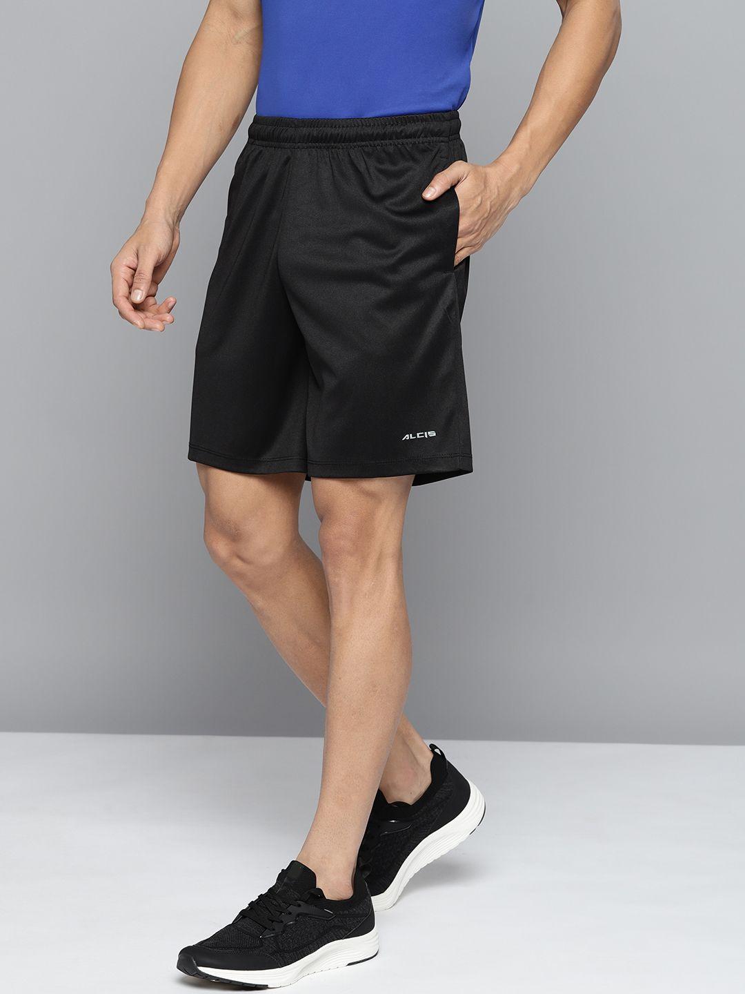 alcis-men-black-solid-slim-fit-running-sports-shorts