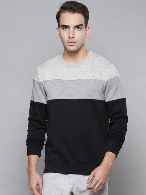 alcis multi regular fit colour block sweatshirt