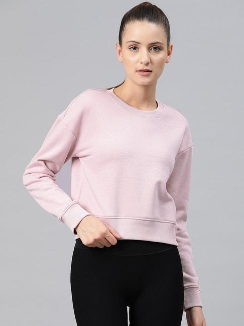 alcis pink printed pullover