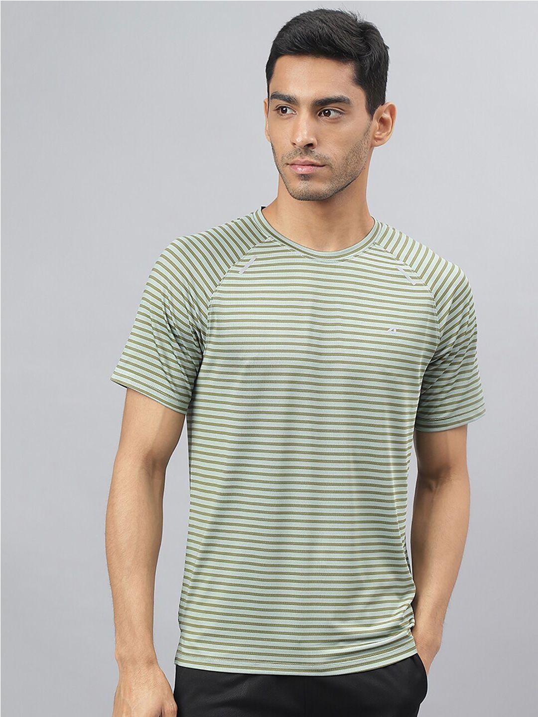 alcis striped slim fit anti-static t-shirt